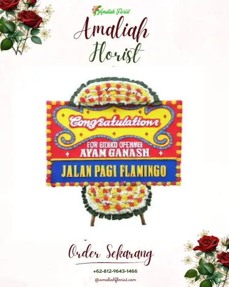 Sewa Papan Bunga Komperta