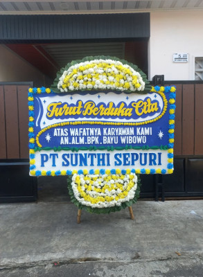 Papan Bunga Duka di Komperta